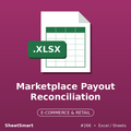 Marketplace Payout Reconciliation – Excel template