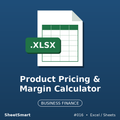 Product Pricing & Margin Calculator – Excel template