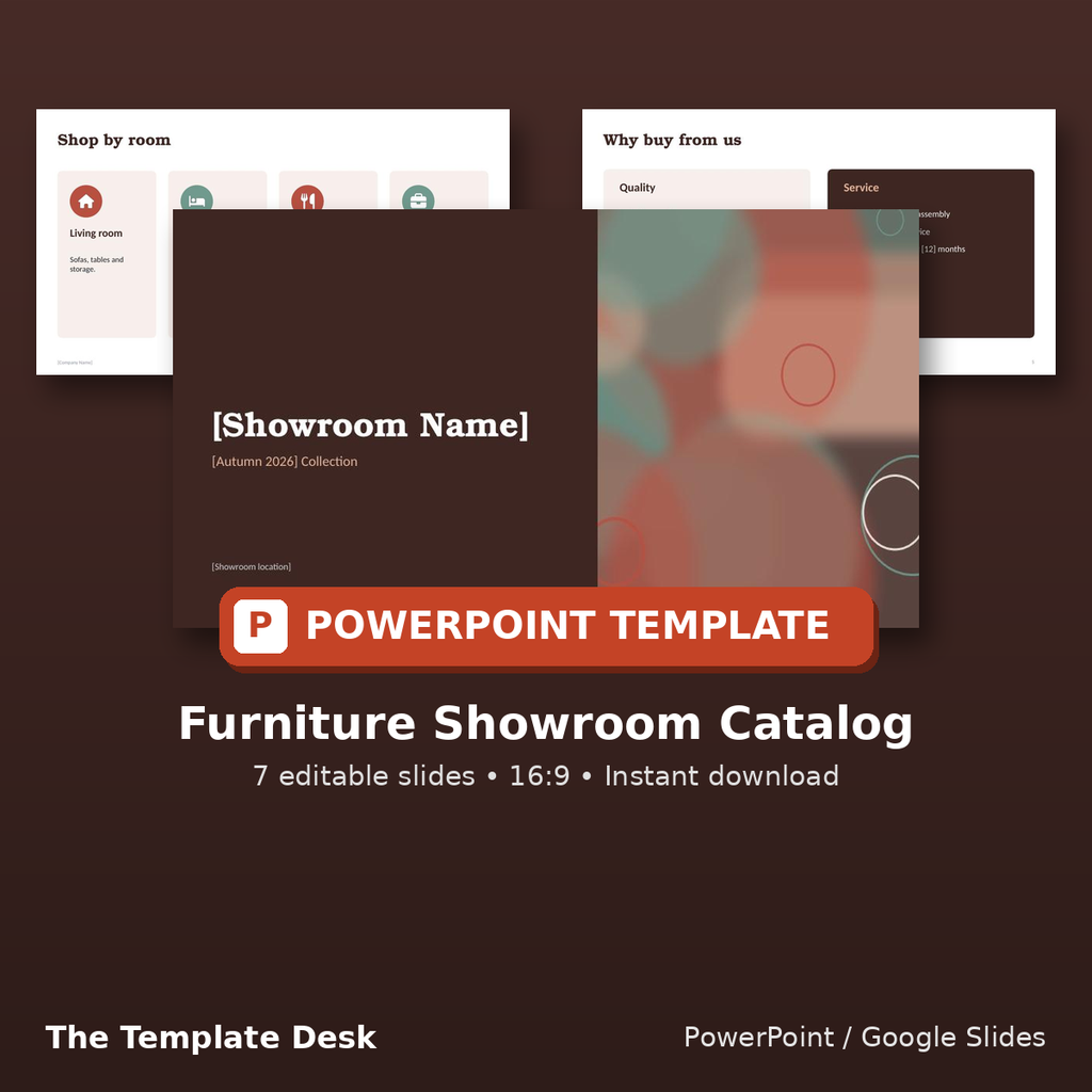 Furniture Showroom Catalog – cover