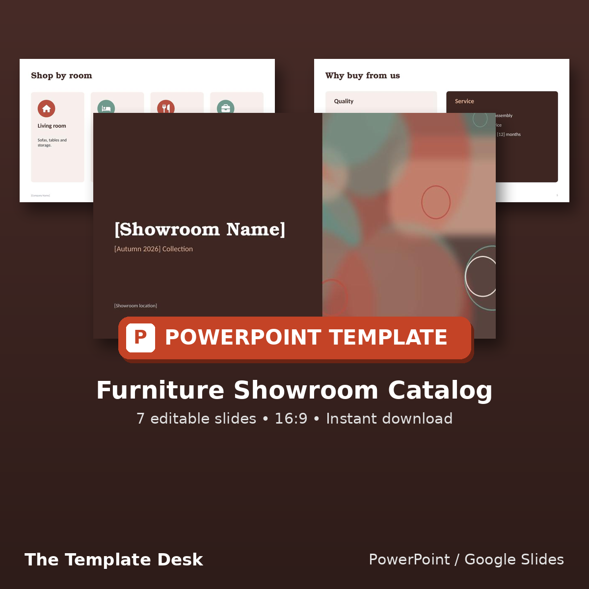 Furniture Showroom Catalog – cover