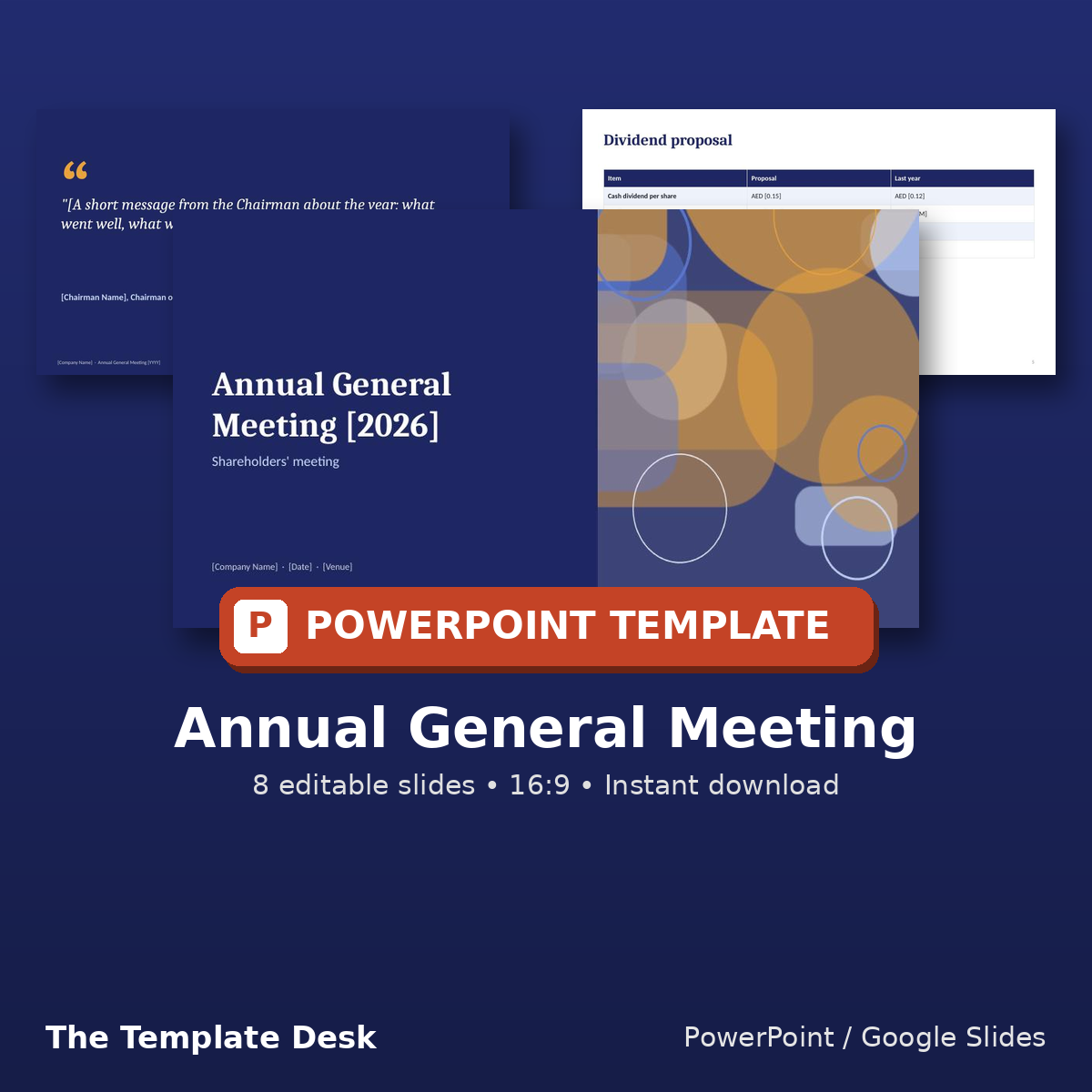 Annual General Meeting – cover