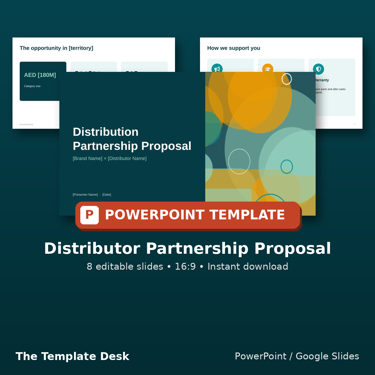 Distributor Partnership Proposal – cover