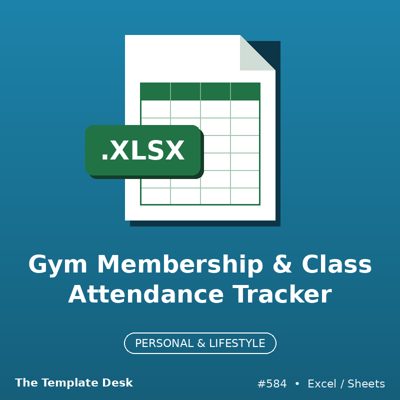 Gym Membership & Class Attendance Tracker – cover