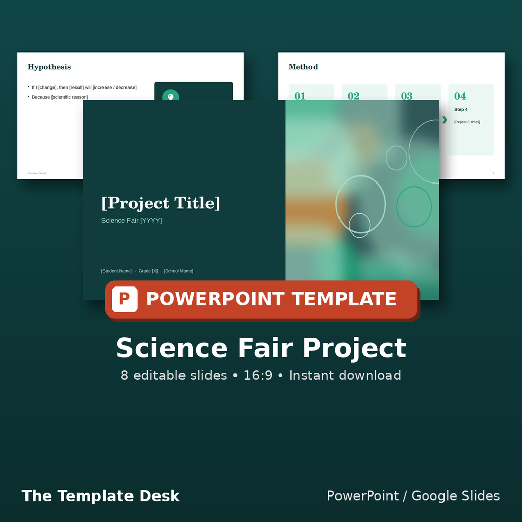 Science Fair Project – cover
