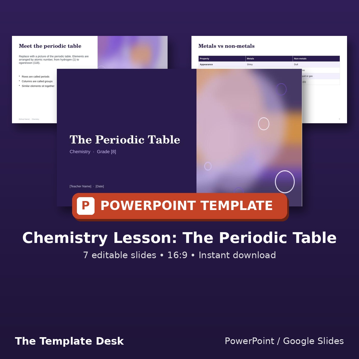 Chemistry Lesson: The Periodic Table – cover
