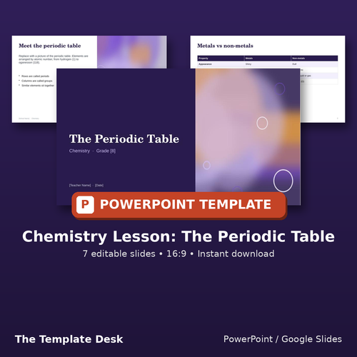 Chemistry Lesson: The Periodic Table – cover