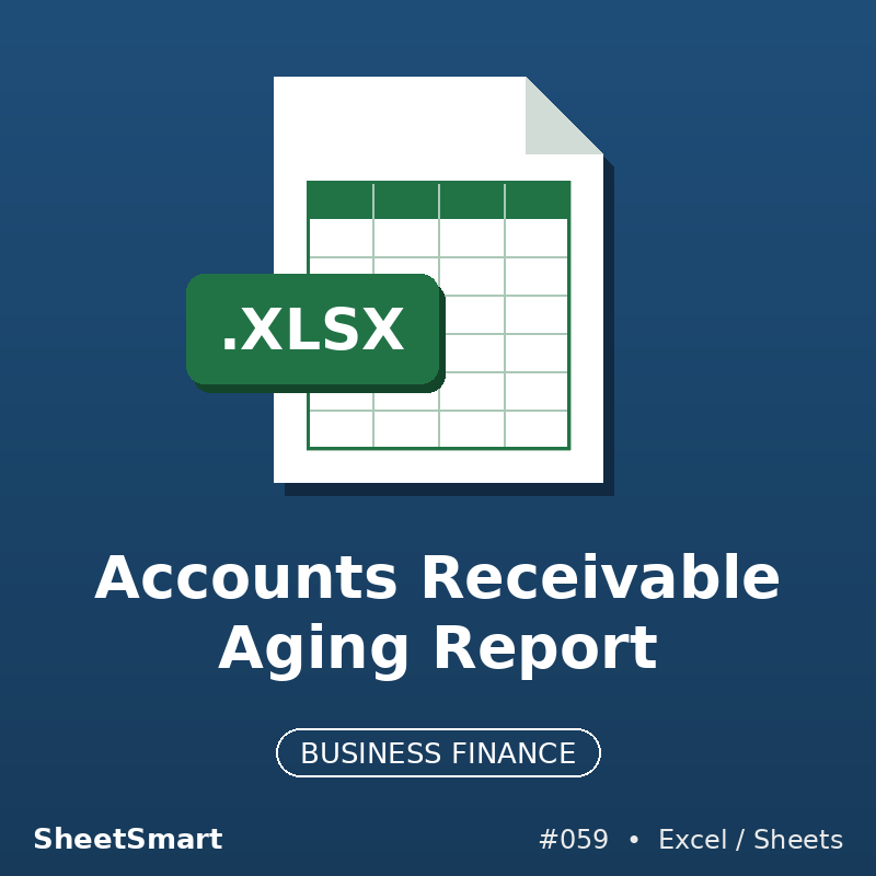 Accounts Receivable Aging Report – Excel template