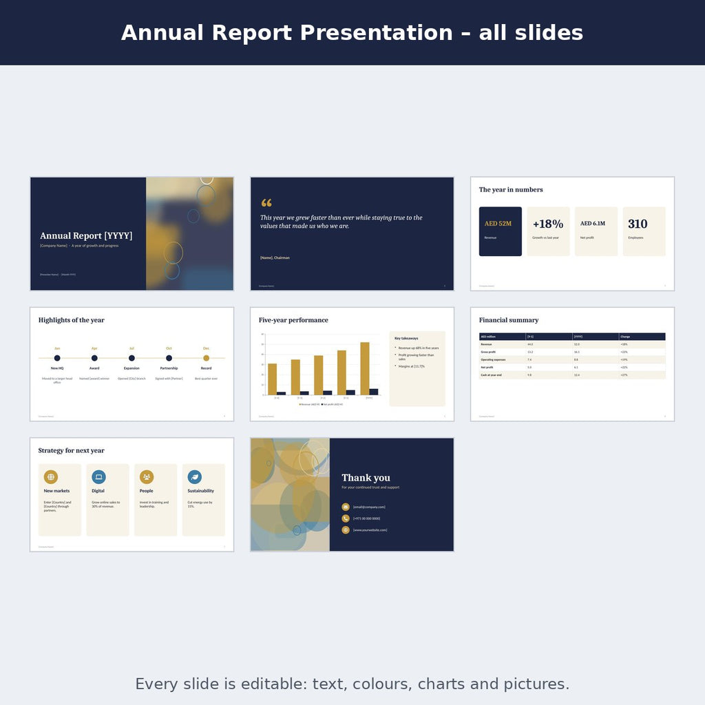 Annual Report Presentation – preview