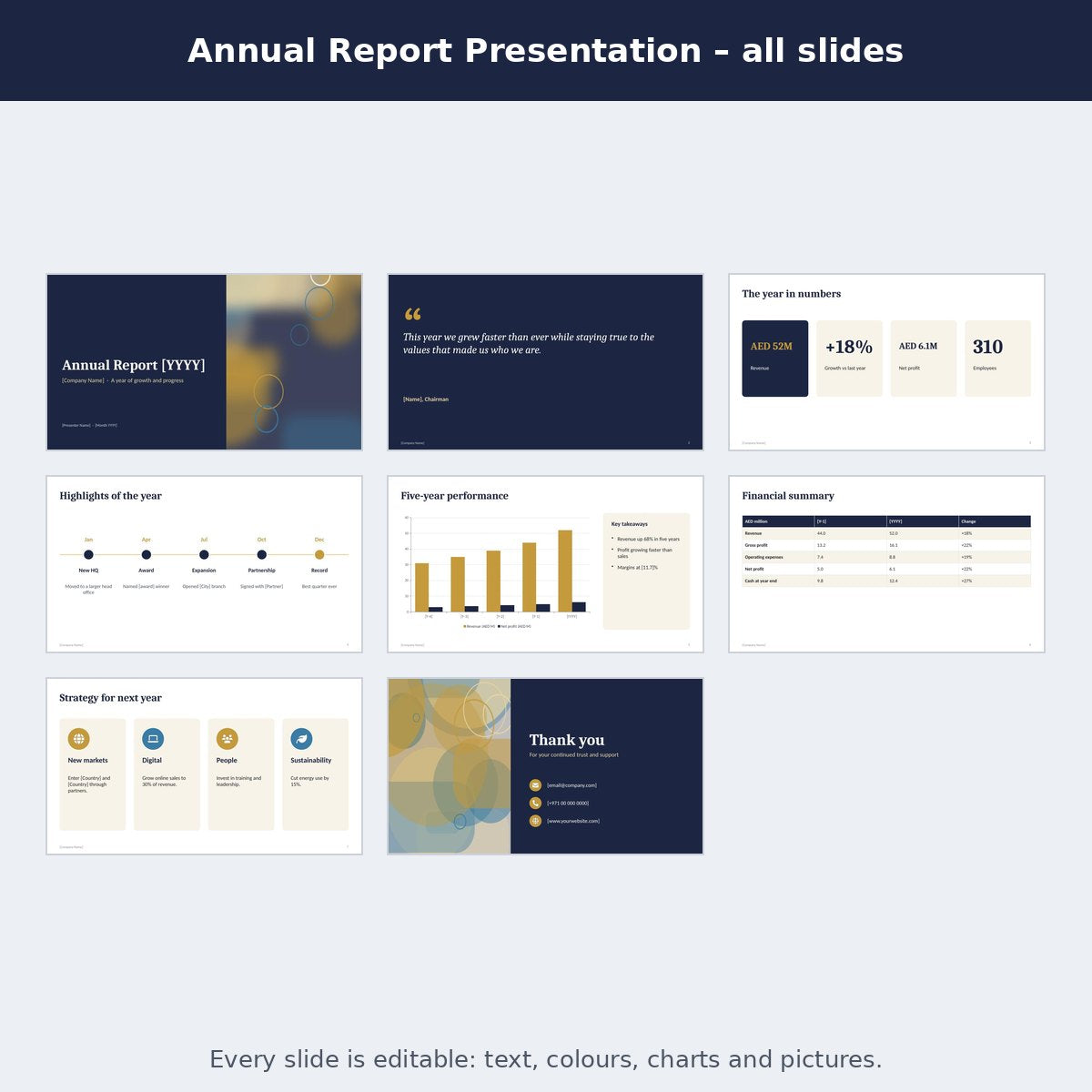 Annual Report Presentation – preview