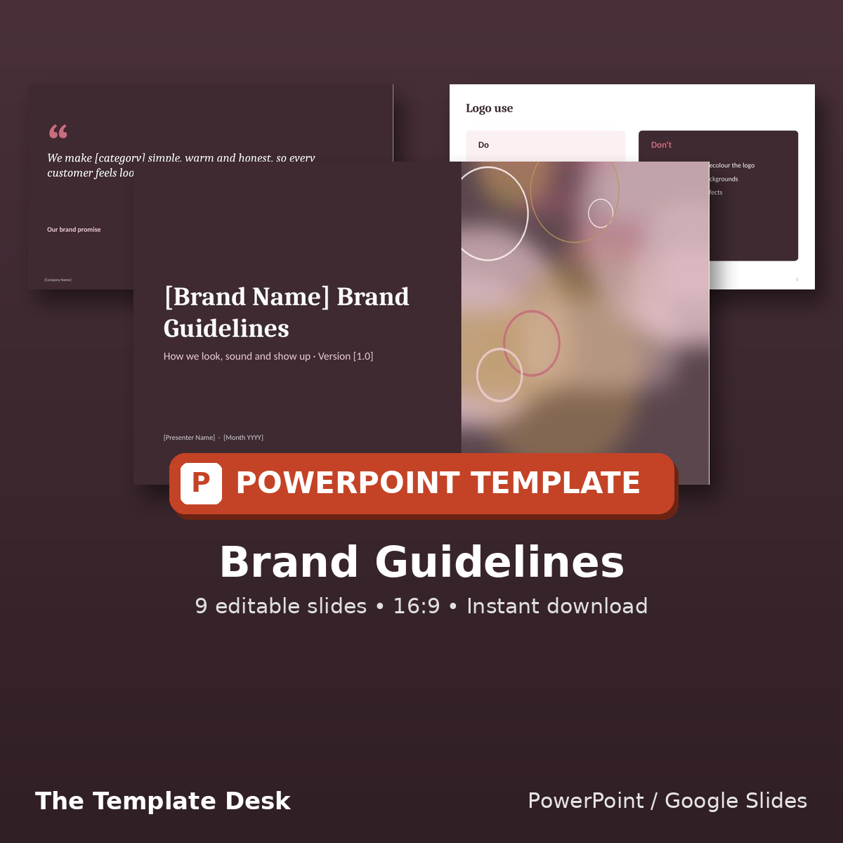 Brand Guidelines – cover