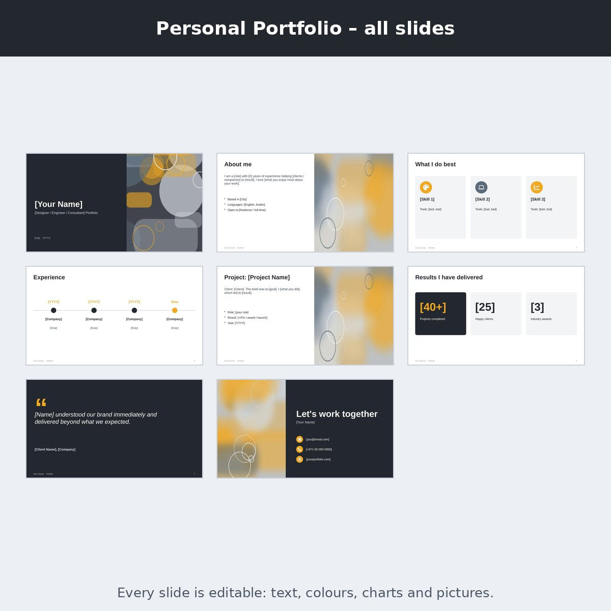 Personal Portfolio – preview