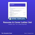 Resume & Cover Letter Set – cover