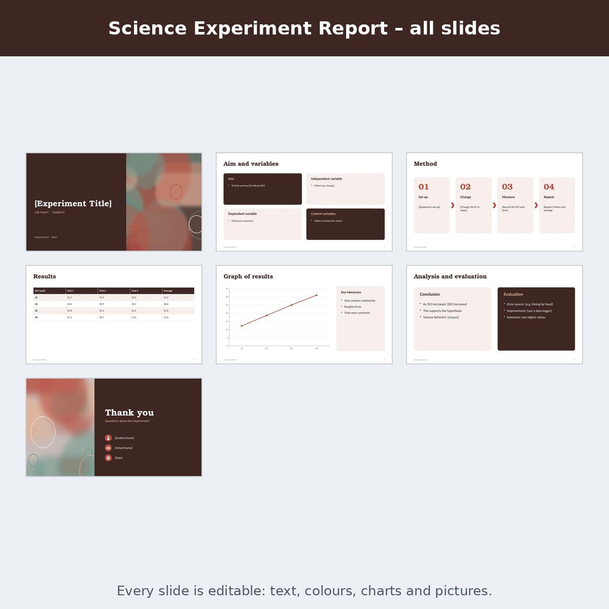 Science Experiment Report – preview