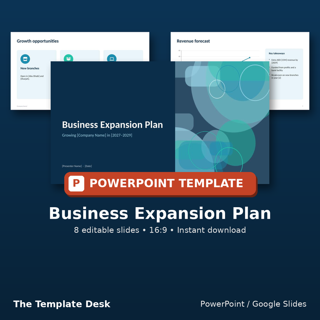 Business Expansion Plan – cover