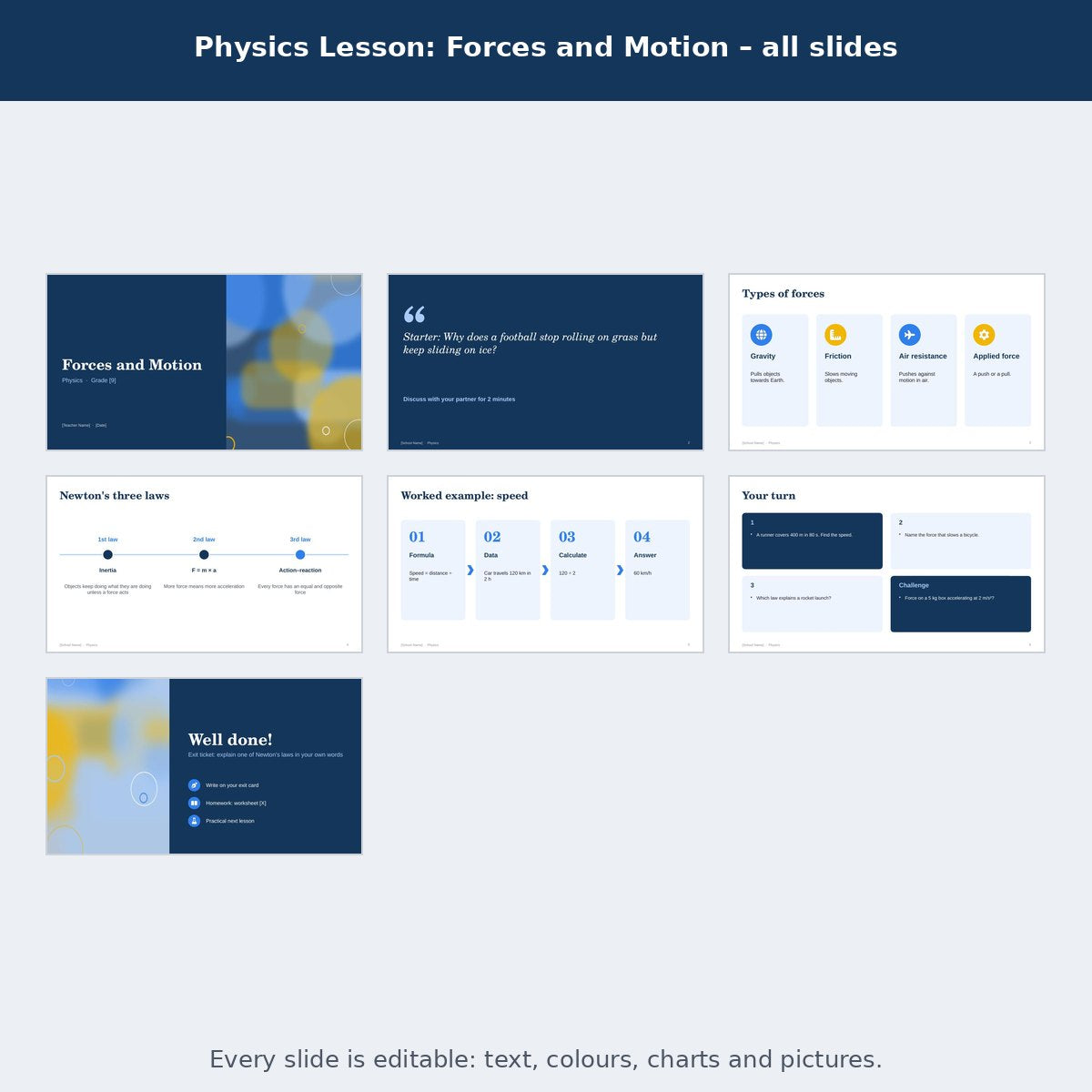 Physics Lesson: Forces and Motion – preview