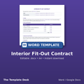 Interior Fit-Out Contract – cover