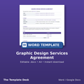 Graphic Design Services Agreement – cover