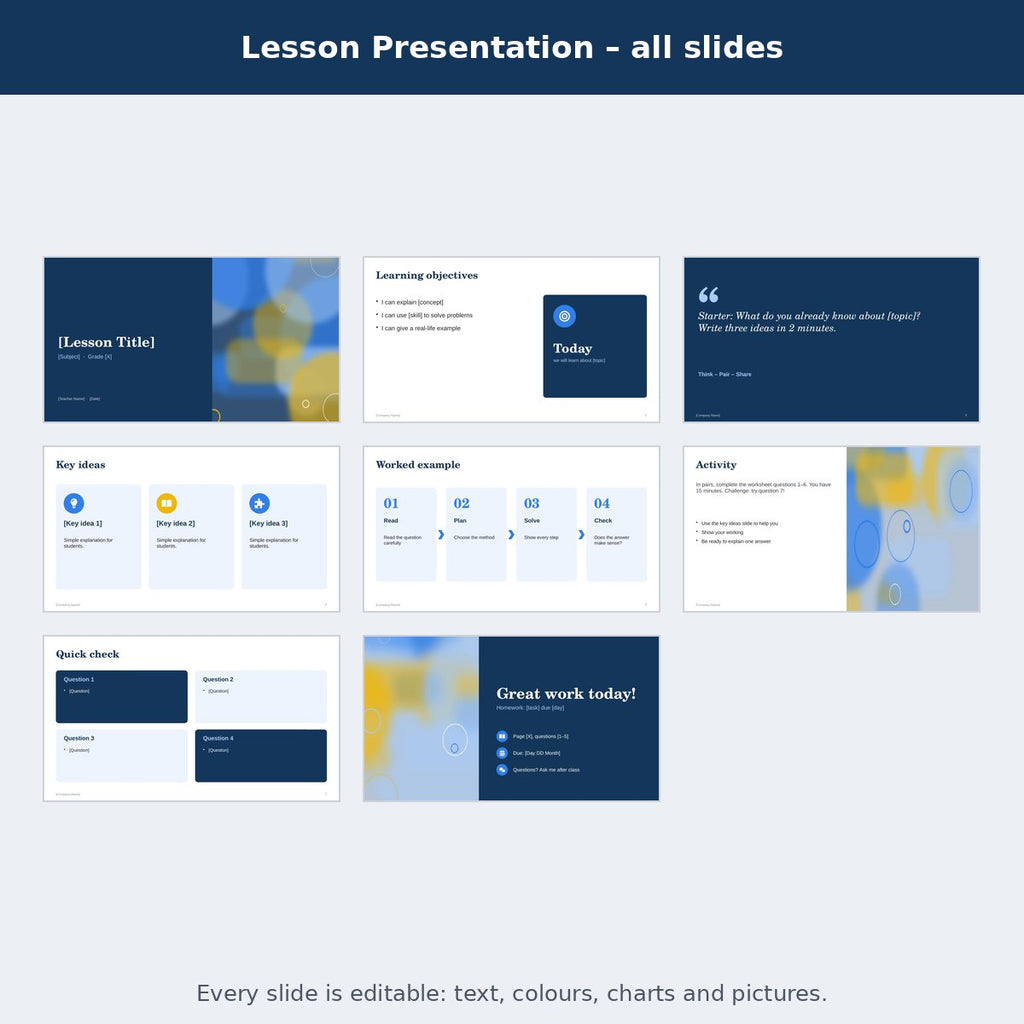 Lesson Presentation – preview