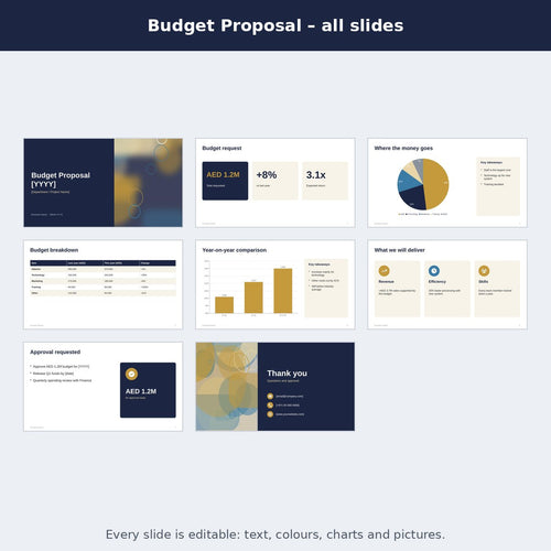 Budget Proposal – preview
