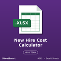 New Hire Cost Calculator – Excel template
