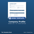 Company Profile – cover
