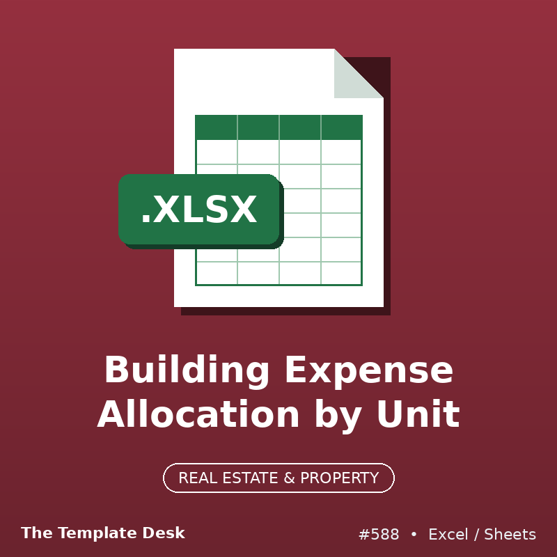 Building Expense Allocation by Unit – cover