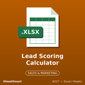 Lead Scoring Calculator – Excel template