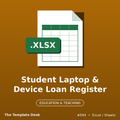 Student Laptop & Device Loan Register – cover
