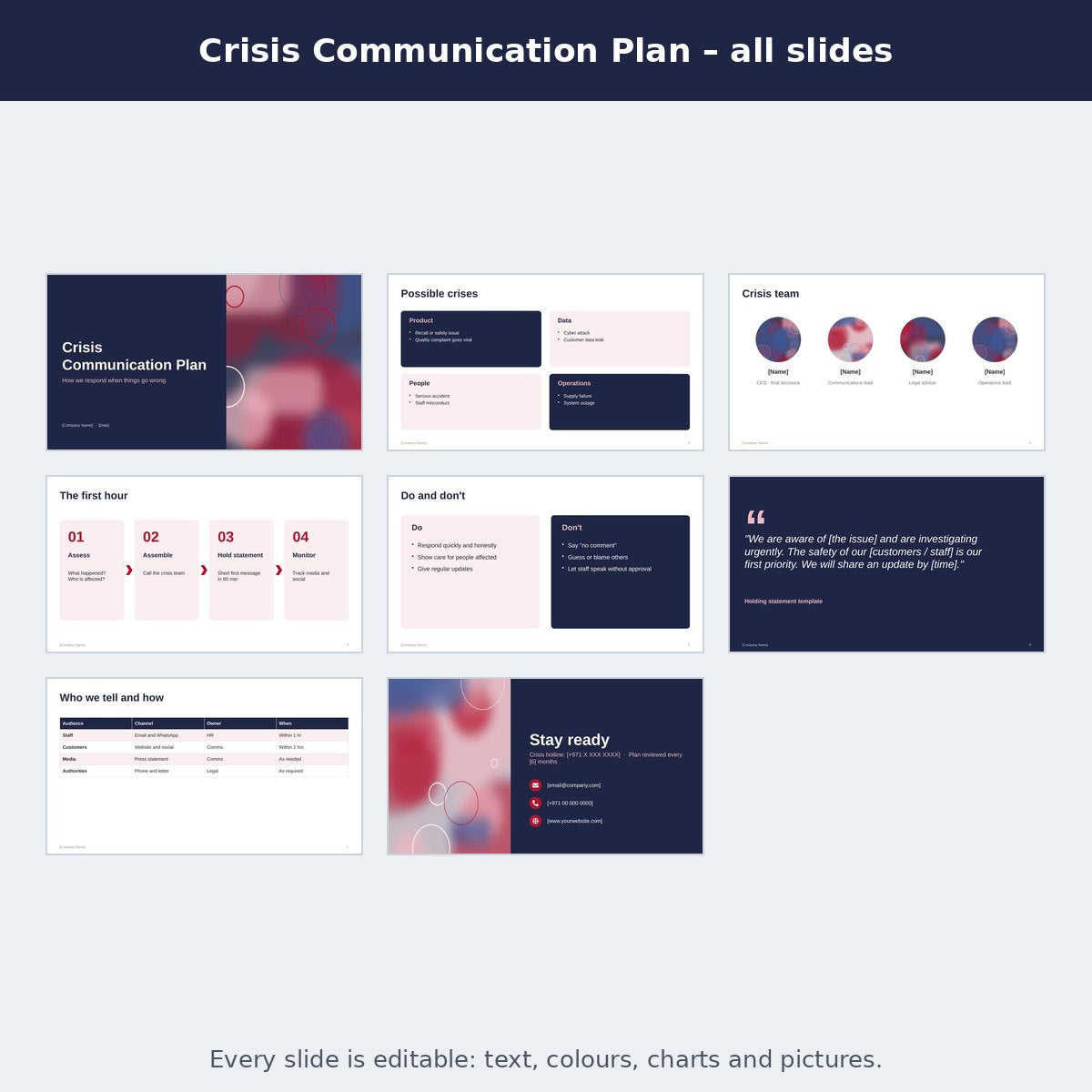 Crisis Communication Plan – preview