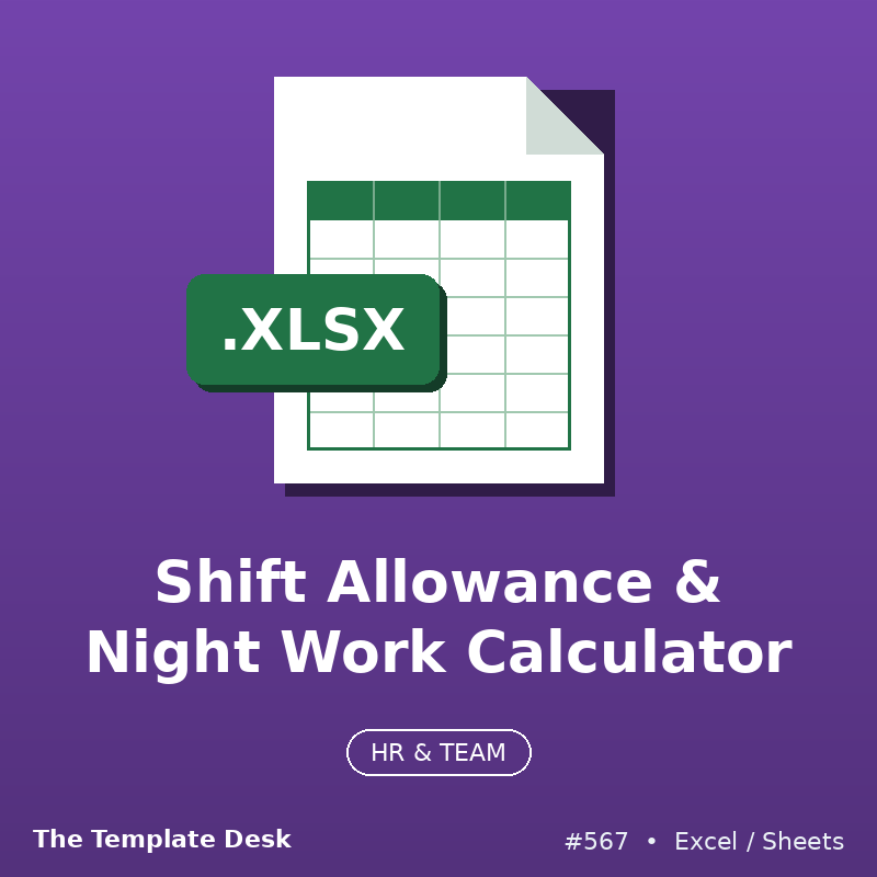 Shift Allowance & Night Work Calculator – cover