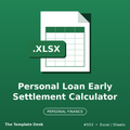 Personal Loan Early Settlement Calculator – cover