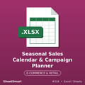 Seasonal Sales Calendar & Campaign Planner – Excel template