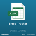 Sleep Tracker – Excel template