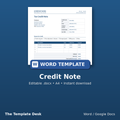 Credit Note – cover