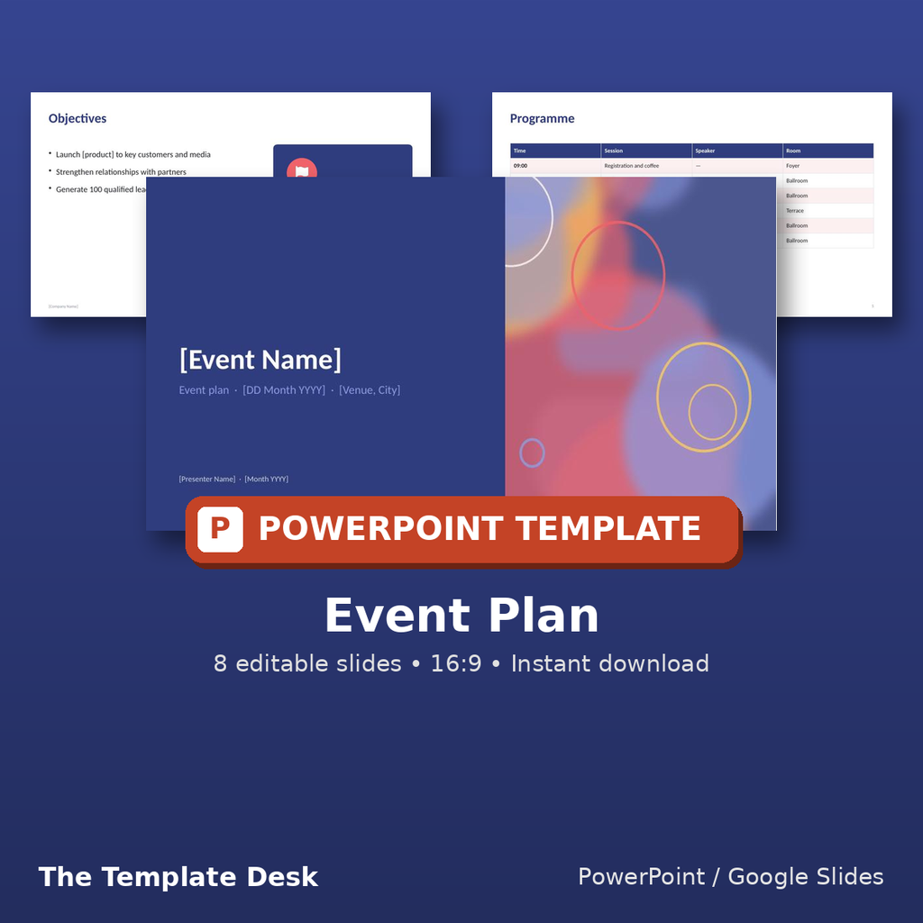 Event Plan – cover