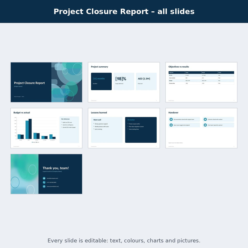 Project Closure Report – preview
