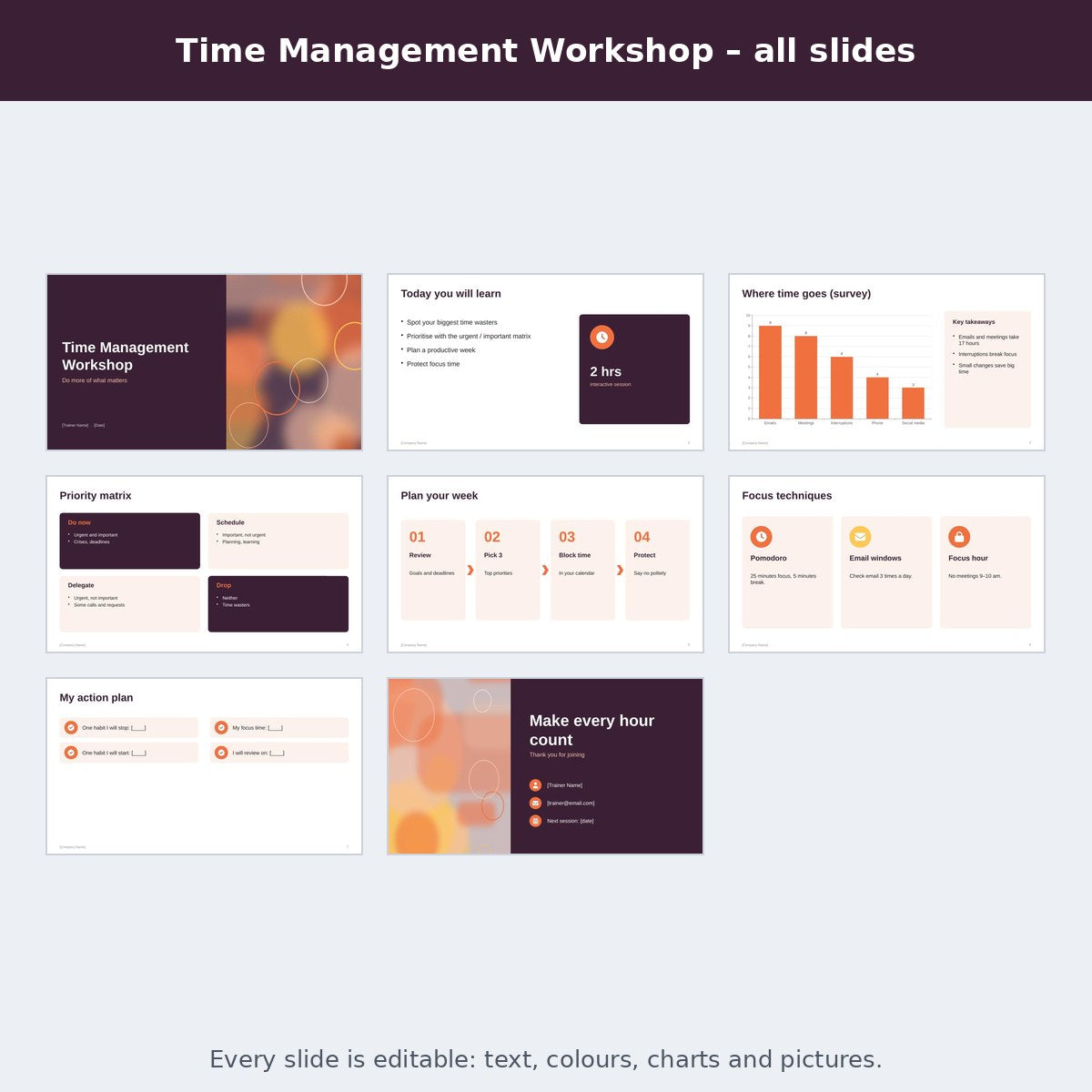Time Management Workshop – preview