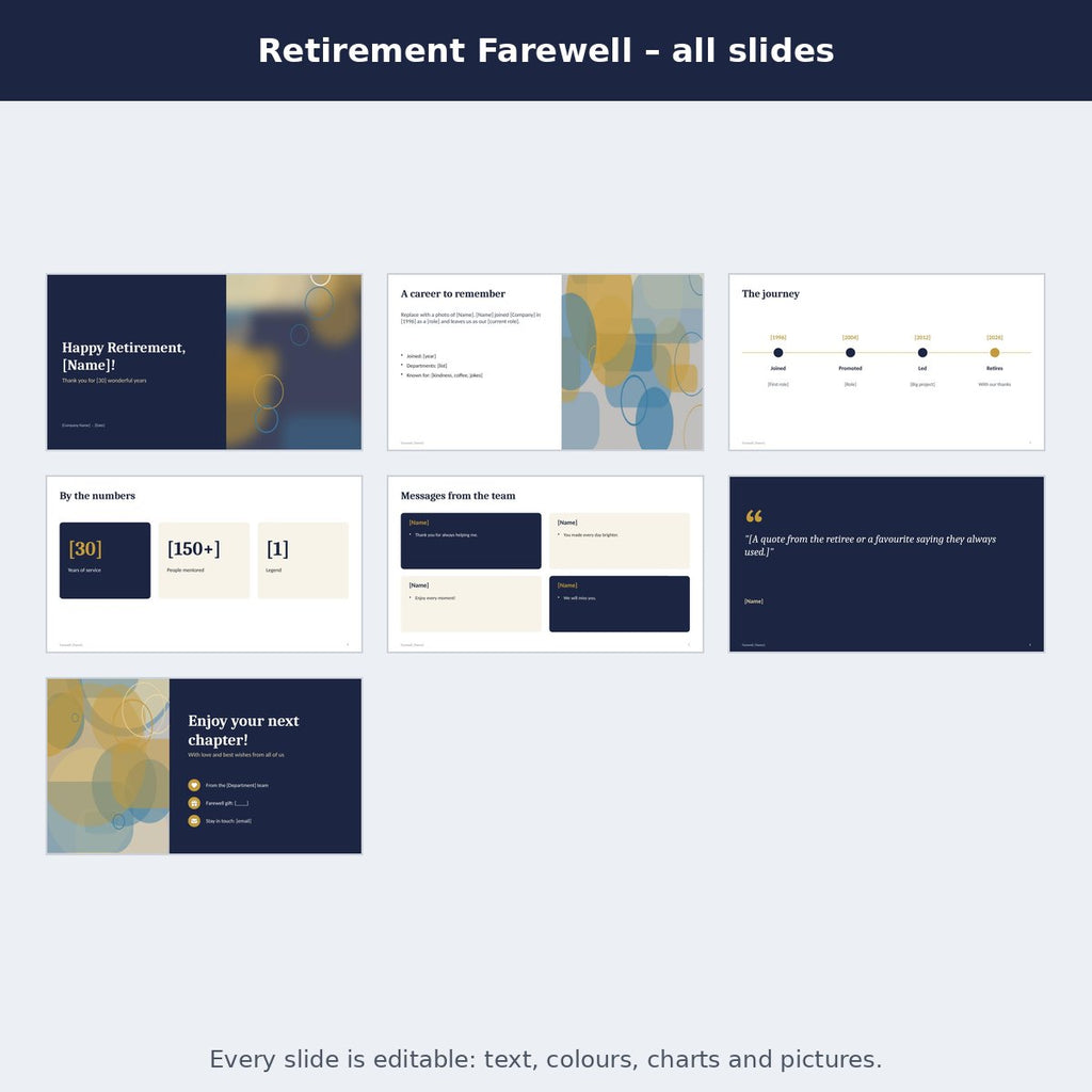Retirement Farewell – preview