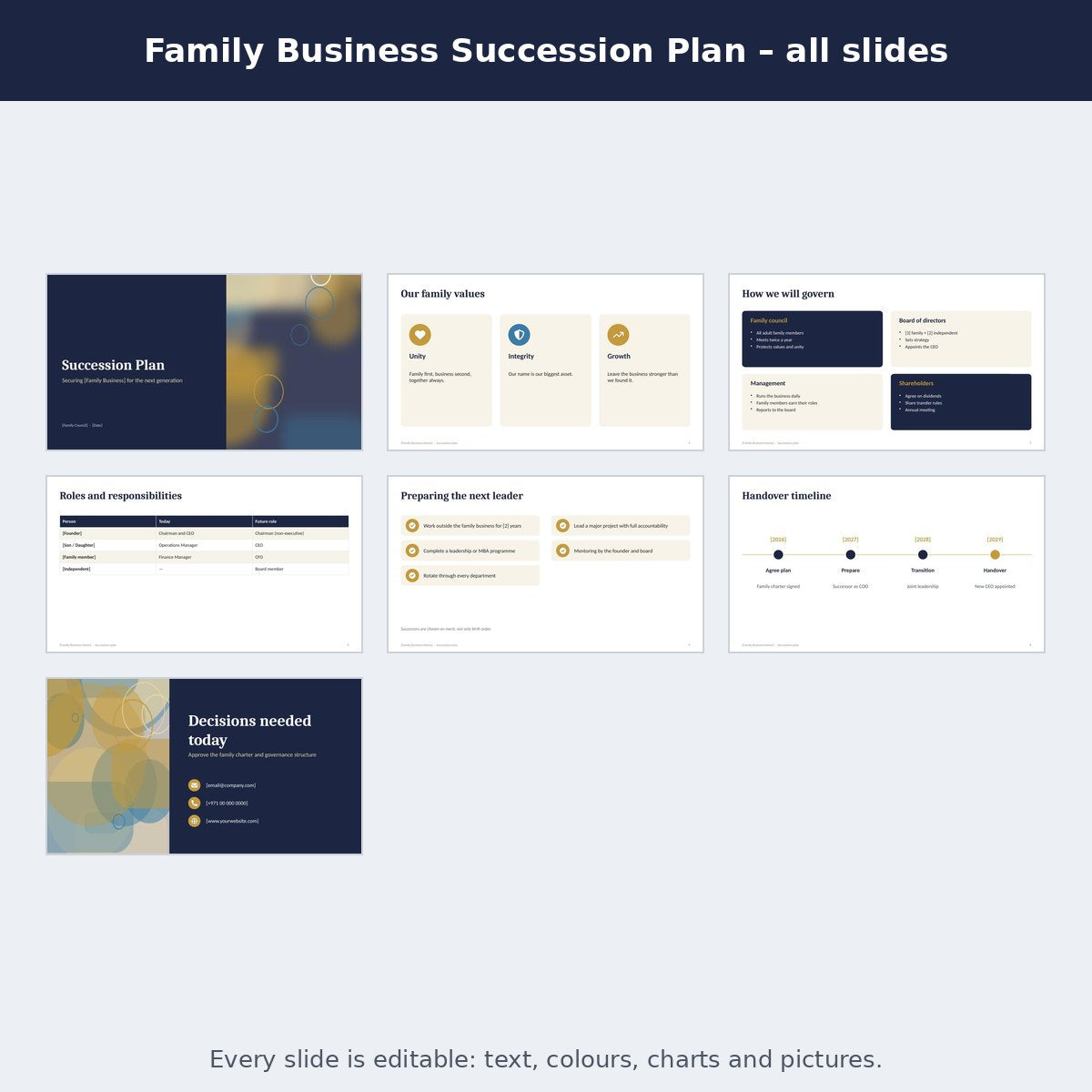 Family Business Succession Plan – preview