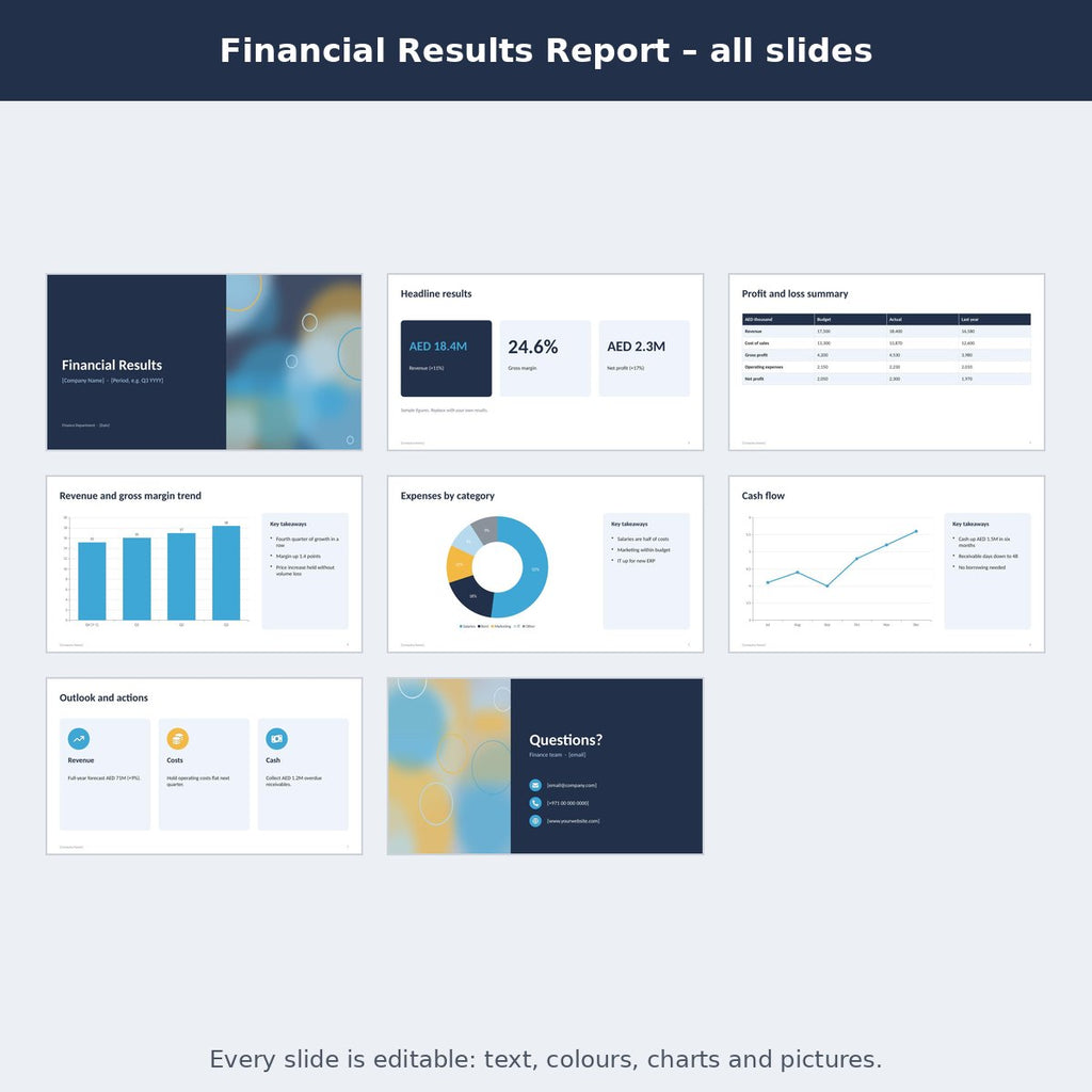 Financial Results Report – preview