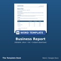 Business Report – cover