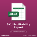 SKU Profitability Report – Excel template