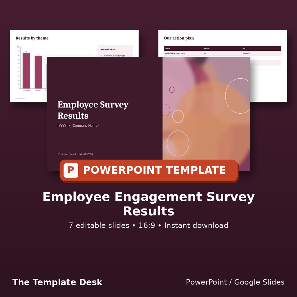 Employee Engagement Survey Results – cover