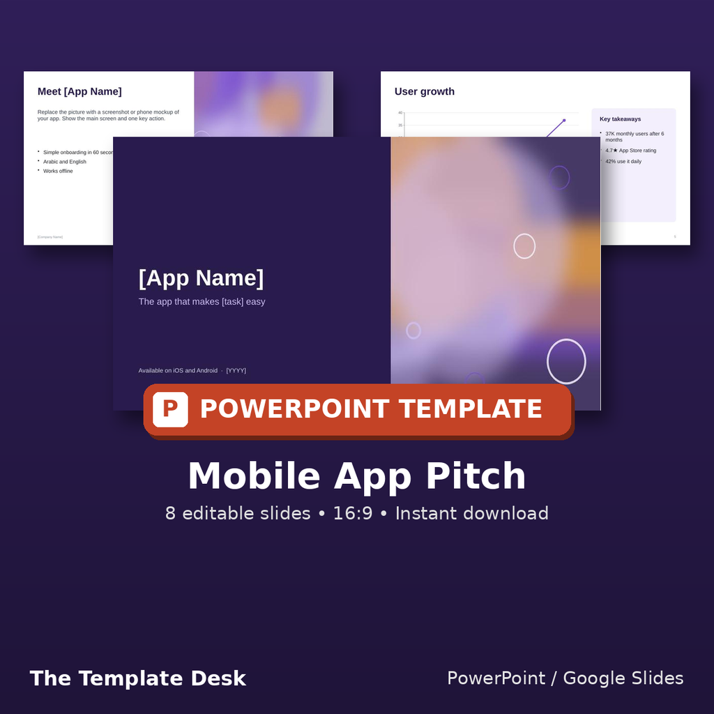 Mobile App Pitch – cover