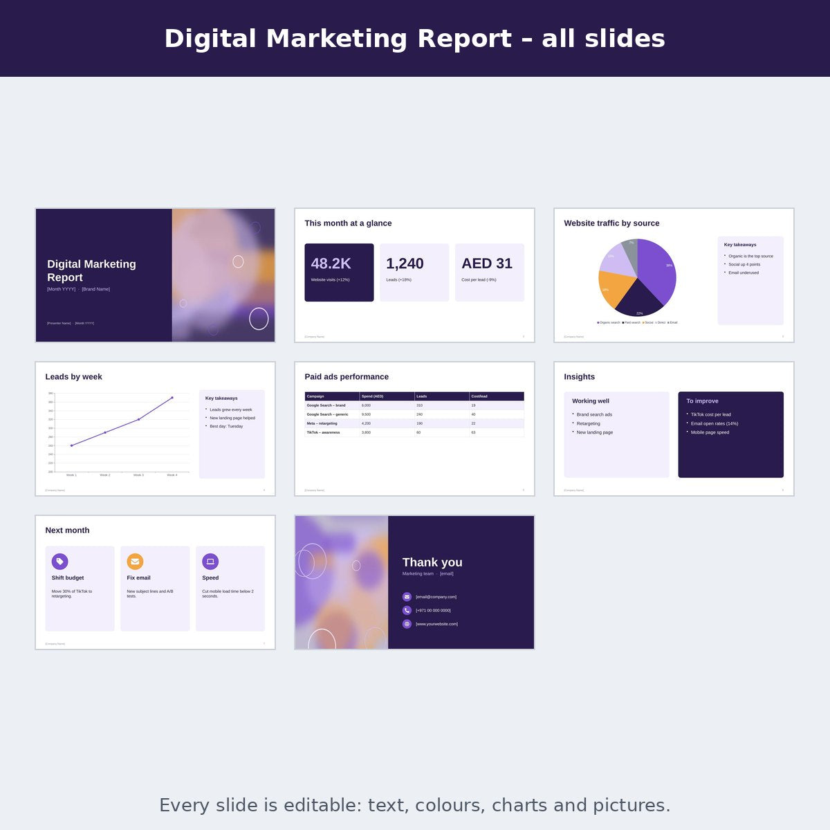 Digital Marketing Report – preview
