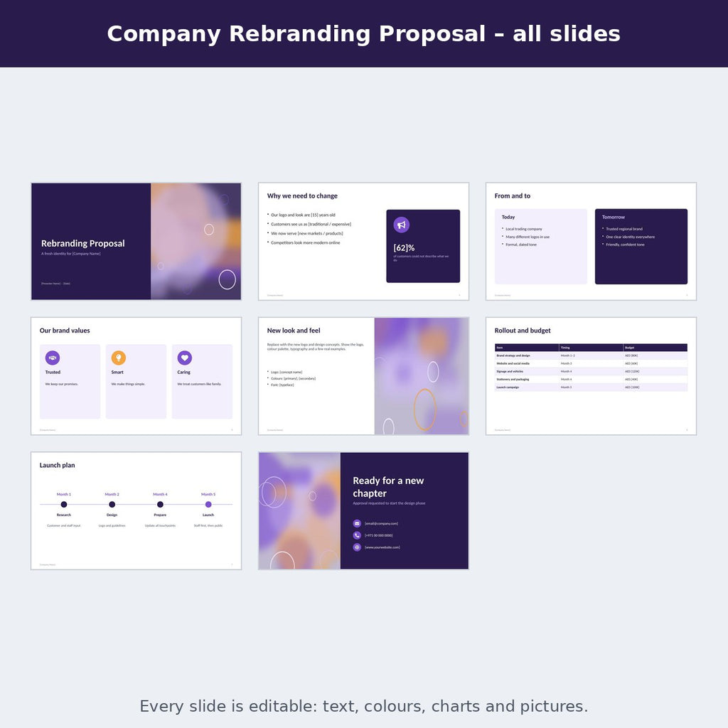 Company Rebranding Proposal – preview