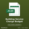 Building Service Charge Budget – Excel template