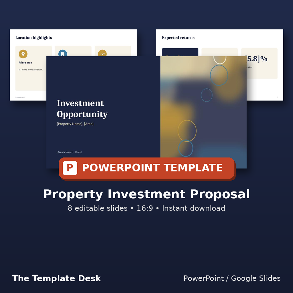 Property Investment Proposal – cover