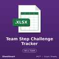 Team Step Challenge Tracker – Excel template