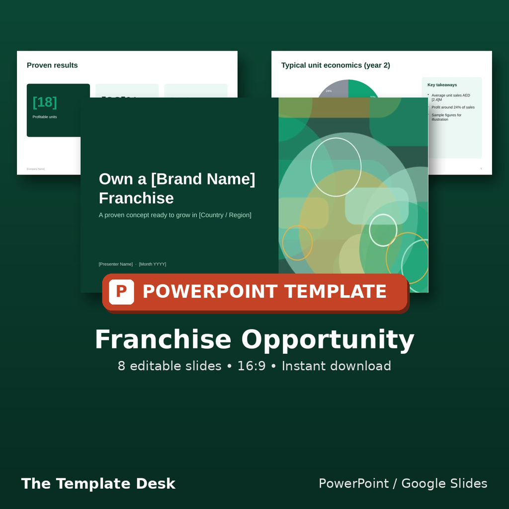 Franchise Opportunity – cover